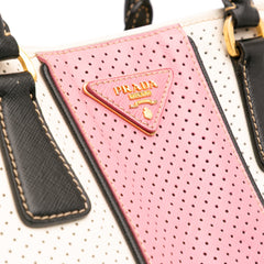 Medium Saffiano Fori Perforated Galleria Tote