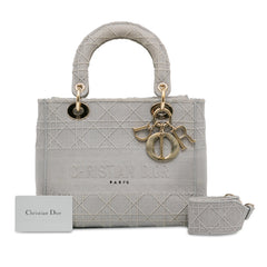 Medium Canvas Cannage Lady D Lite