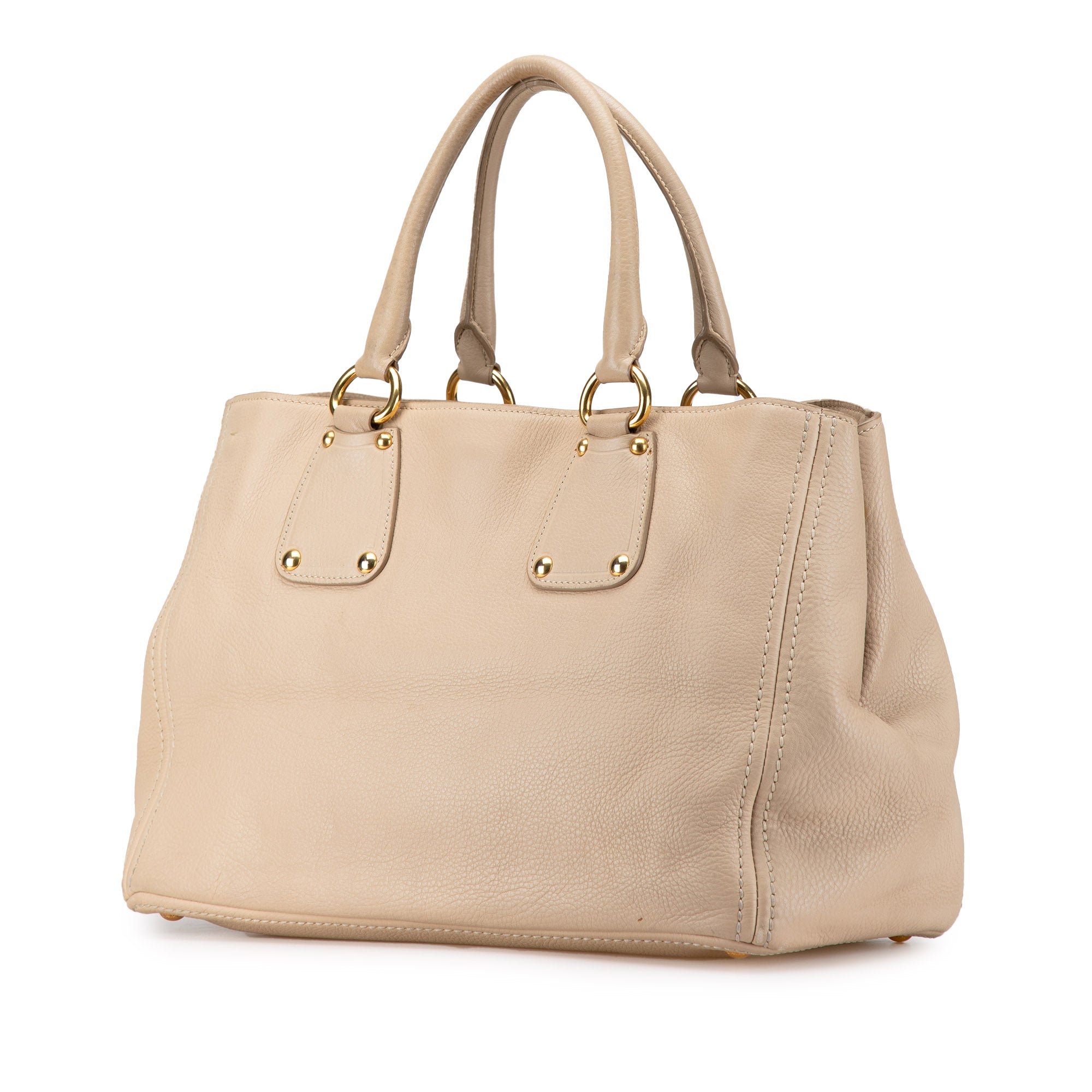 Vitello Daino Open Convertible Tote