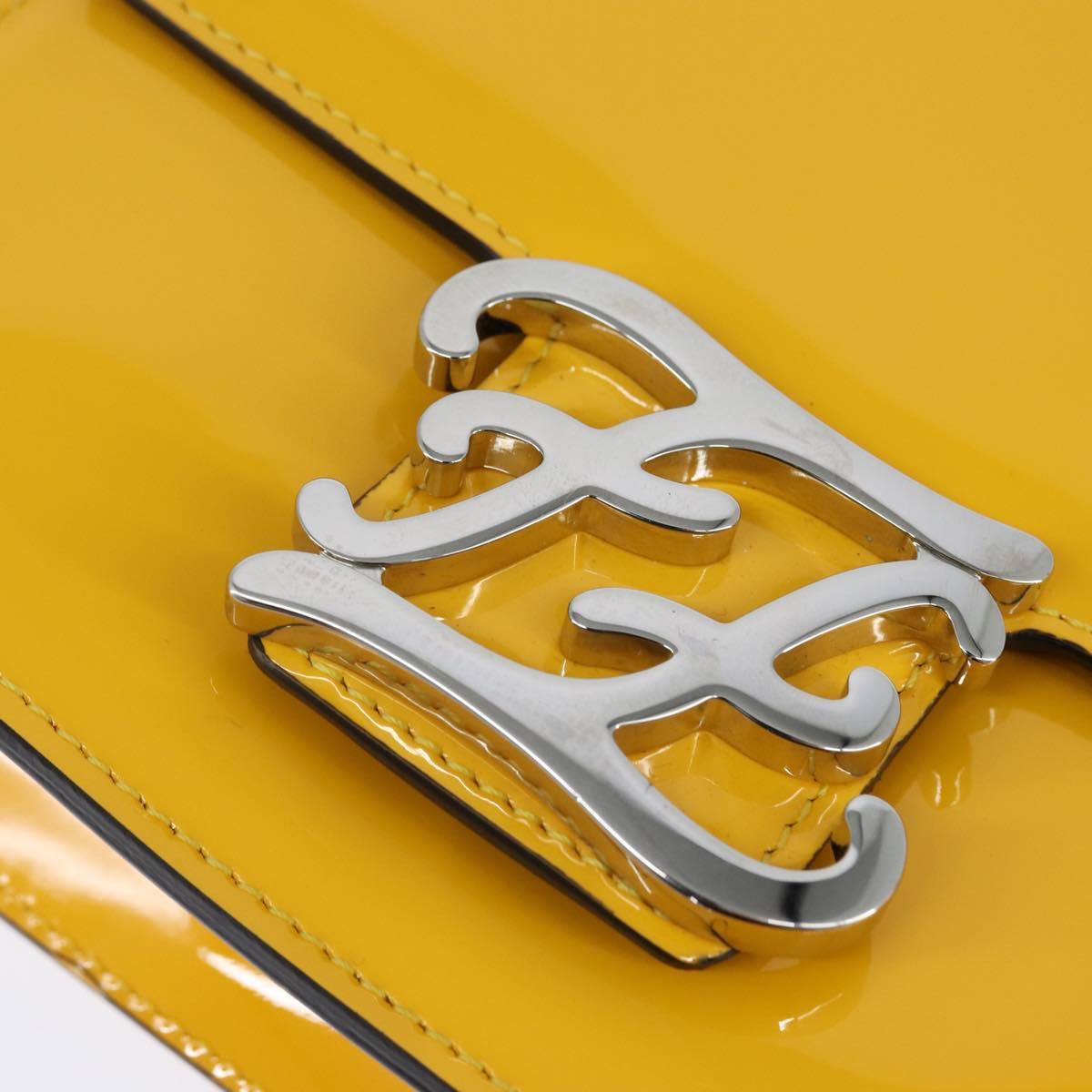 Fendi Karligraphy Crossbody Bag Patent