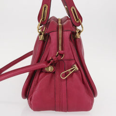 Chloe Paraty Handbag Quilted Leather