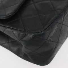 Chanel Vintage Square Classic Double Flap Bag Quilted Leather