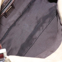 Fendi Mamma Baguette Shoulder Bag Canvas