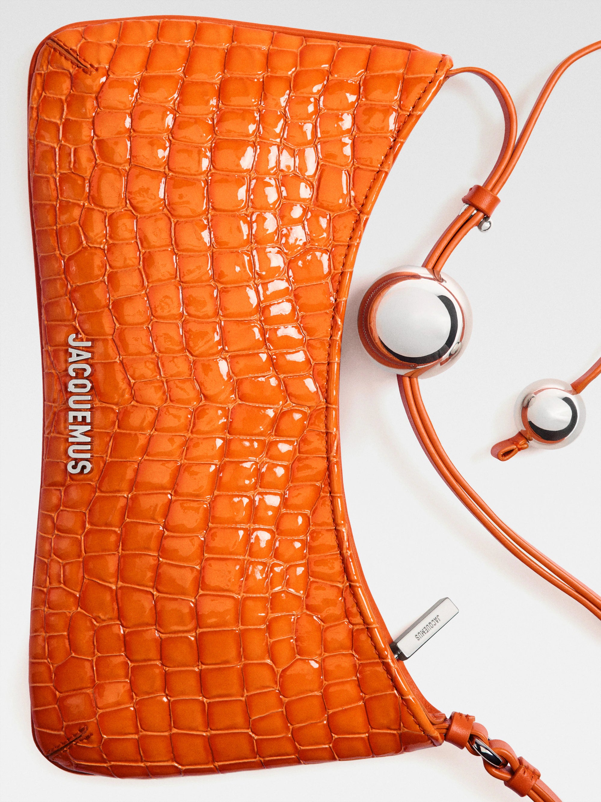 Jacquemus Le Bisou Perle Shoulder Bag Leather