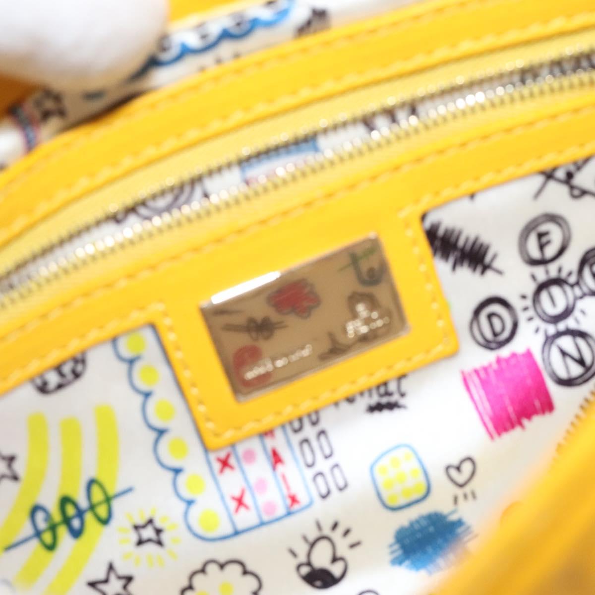 Fendi Mamma Baguette Shoulder Bag Canvas