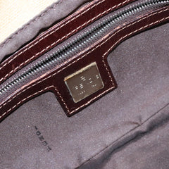 Fendi Mamma Baguette Shoulder Bag Canvas