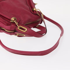 Chloe Paraty Handbag Quilted Leather