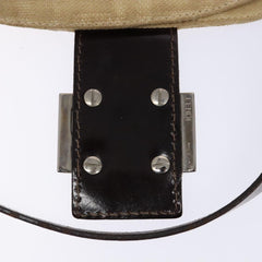Fendi Mamma Baguette Shoulder Bag Canvas
