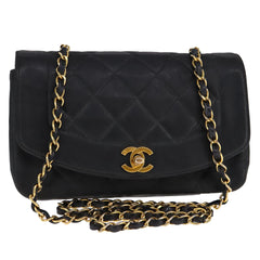 Chanel Vintage Diana Flap Bag Quilted Lambskin