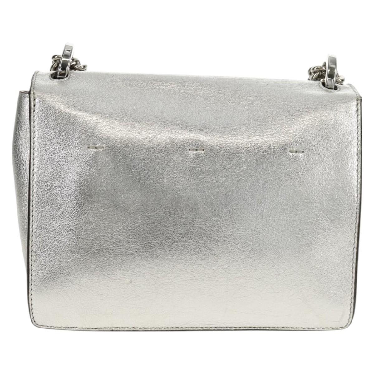 Fendi Kan U Shoulder Bag silver
