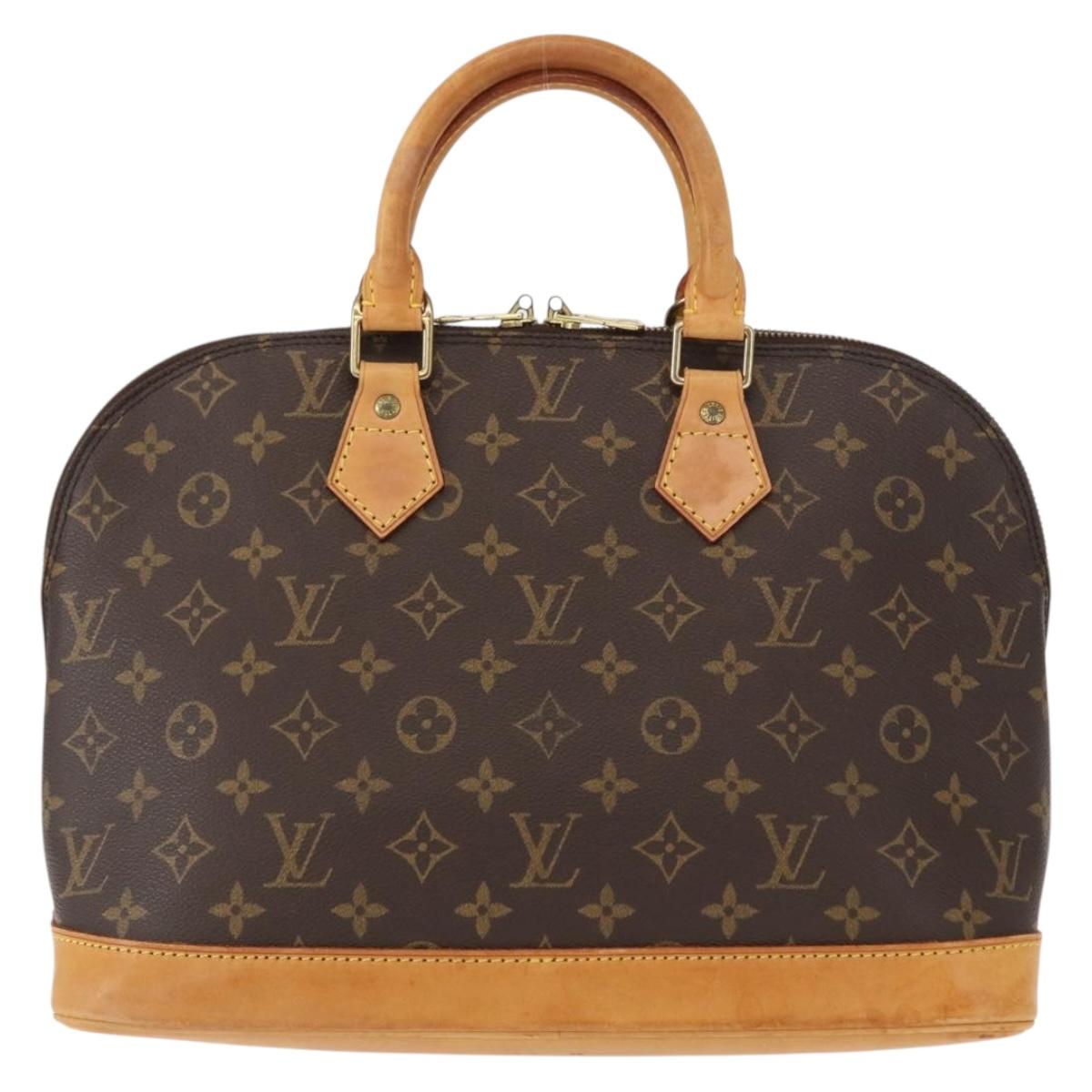 Louis Vuitton Alma Handbag Monogram Canvas