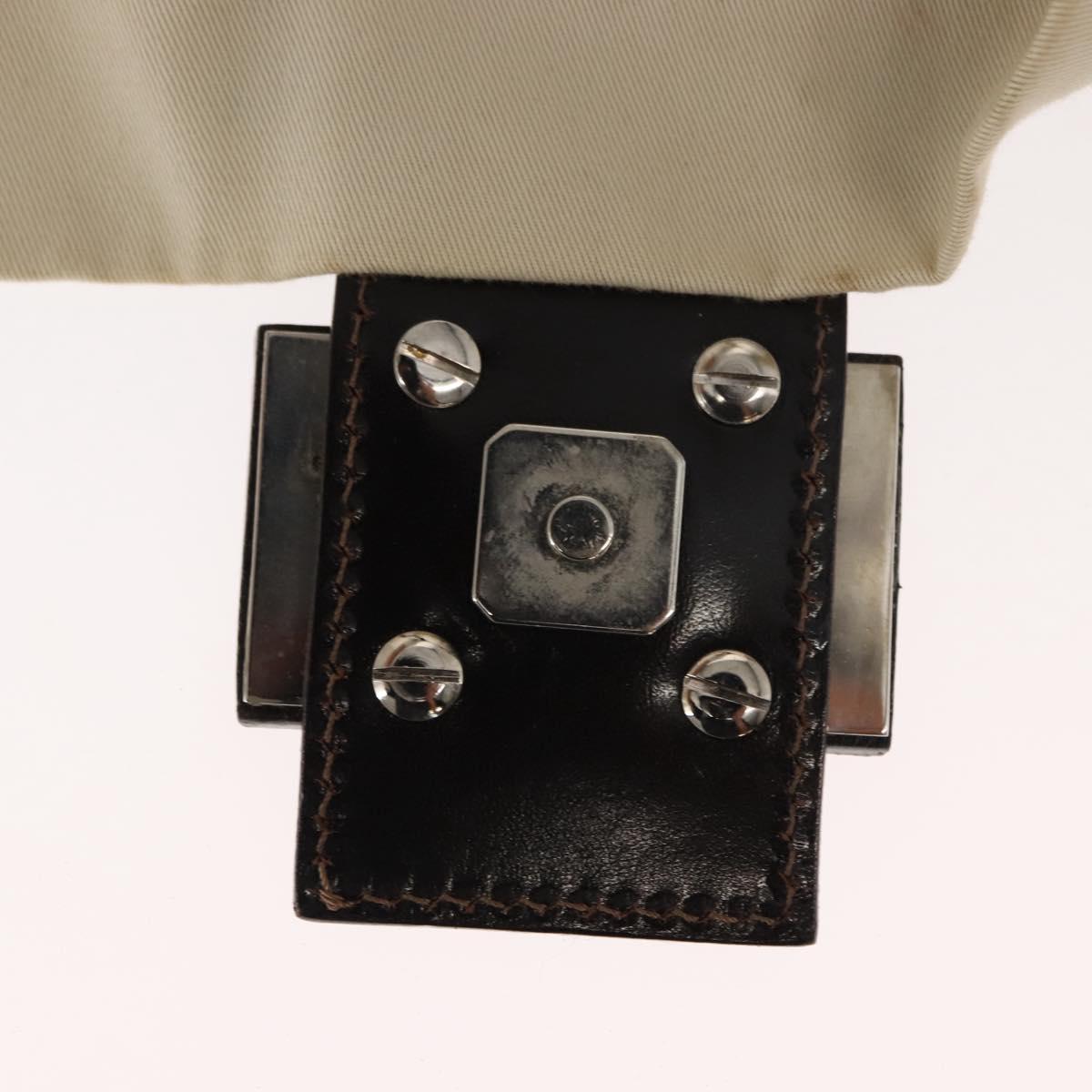 Fendi Mamma Baguette Shoulder Bag Canvas