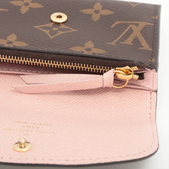 Louis Vuitton Zipped Wallet Monogram Eclipse Canvas