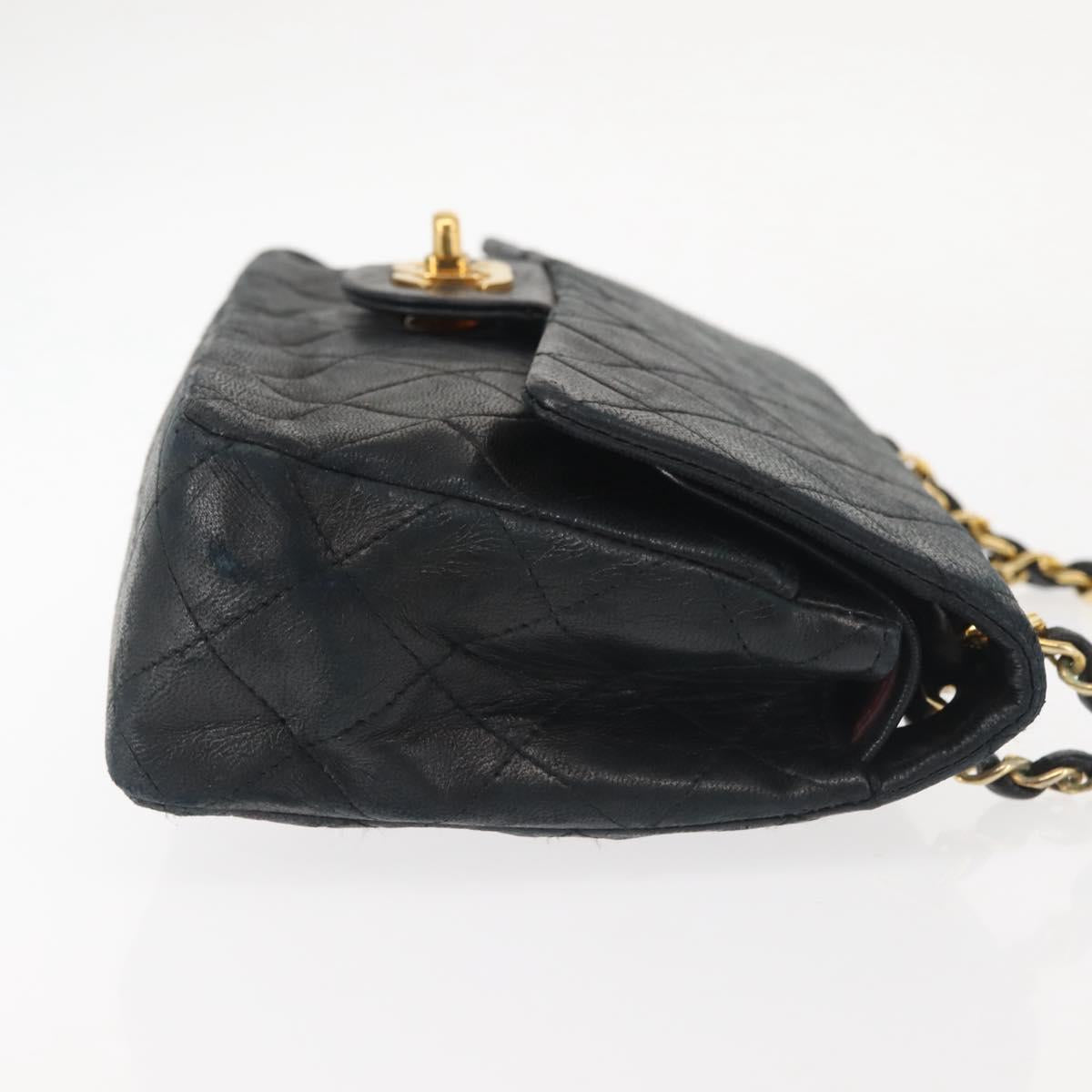 Chanel Vintage Square Classic Double Flap Bag Quilted Leather