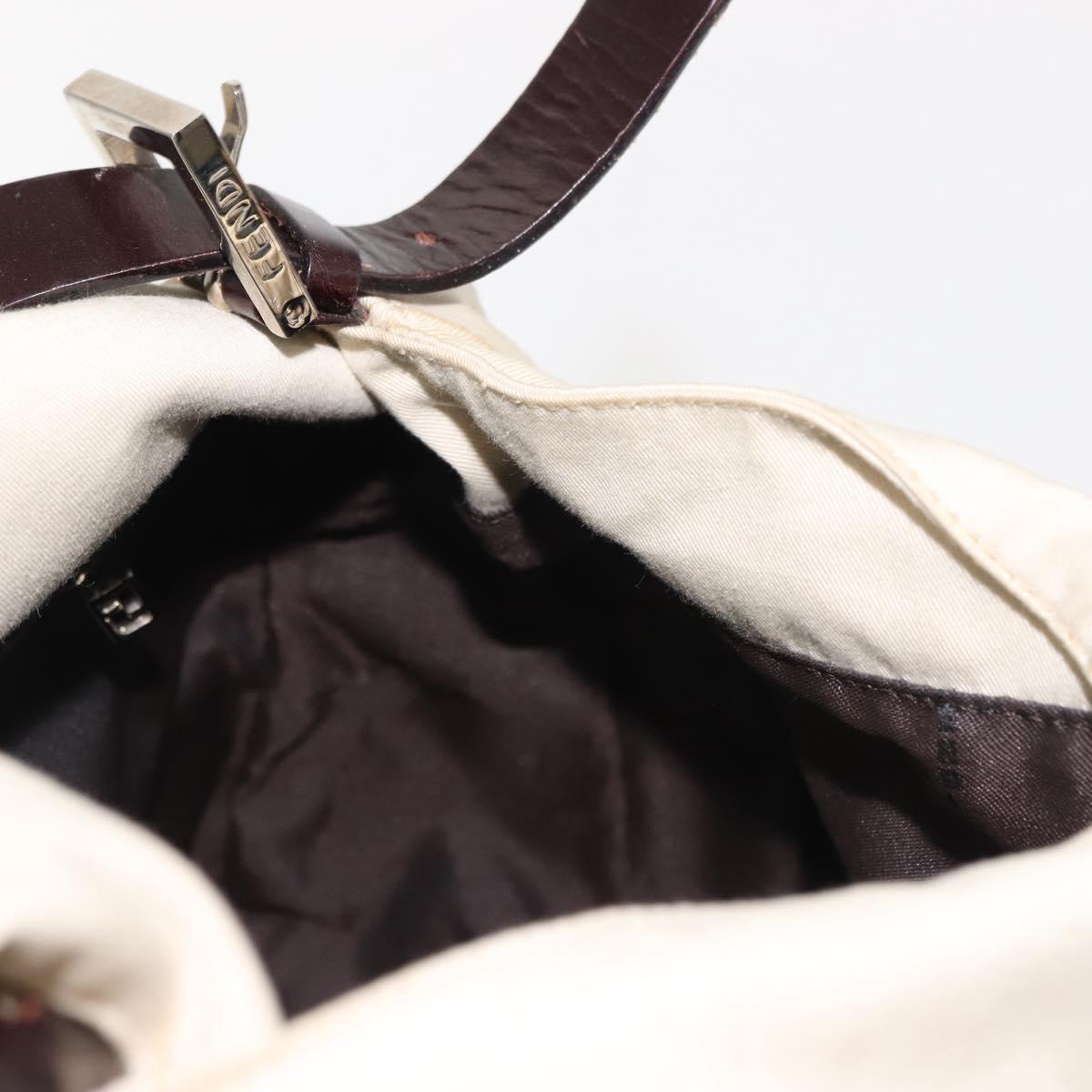 Fendi Mamma Baguette Shoulder Bag Canvas