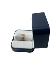 Cartier Trinity Ring 18K Tricolor Gold with Diamonds