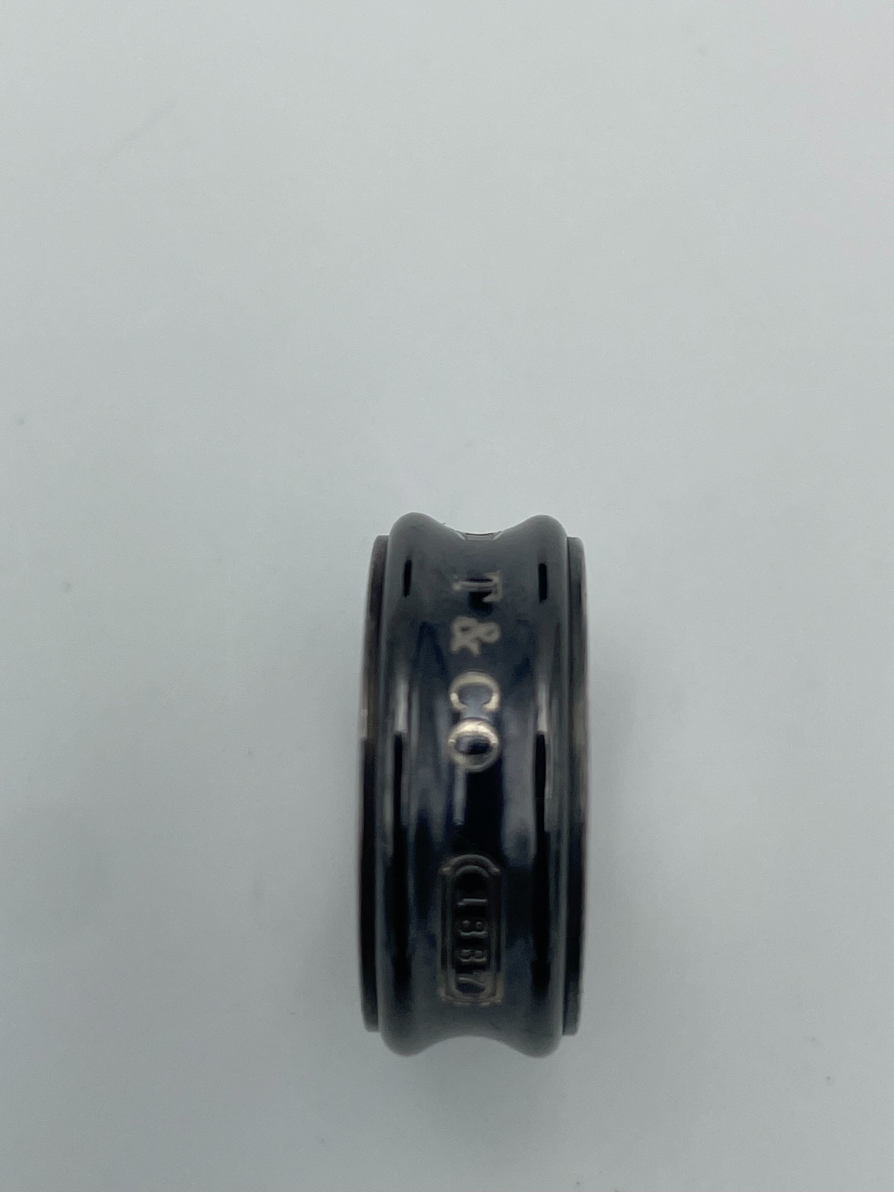 Tiffany & Co. 1837 Band Ring Titanium