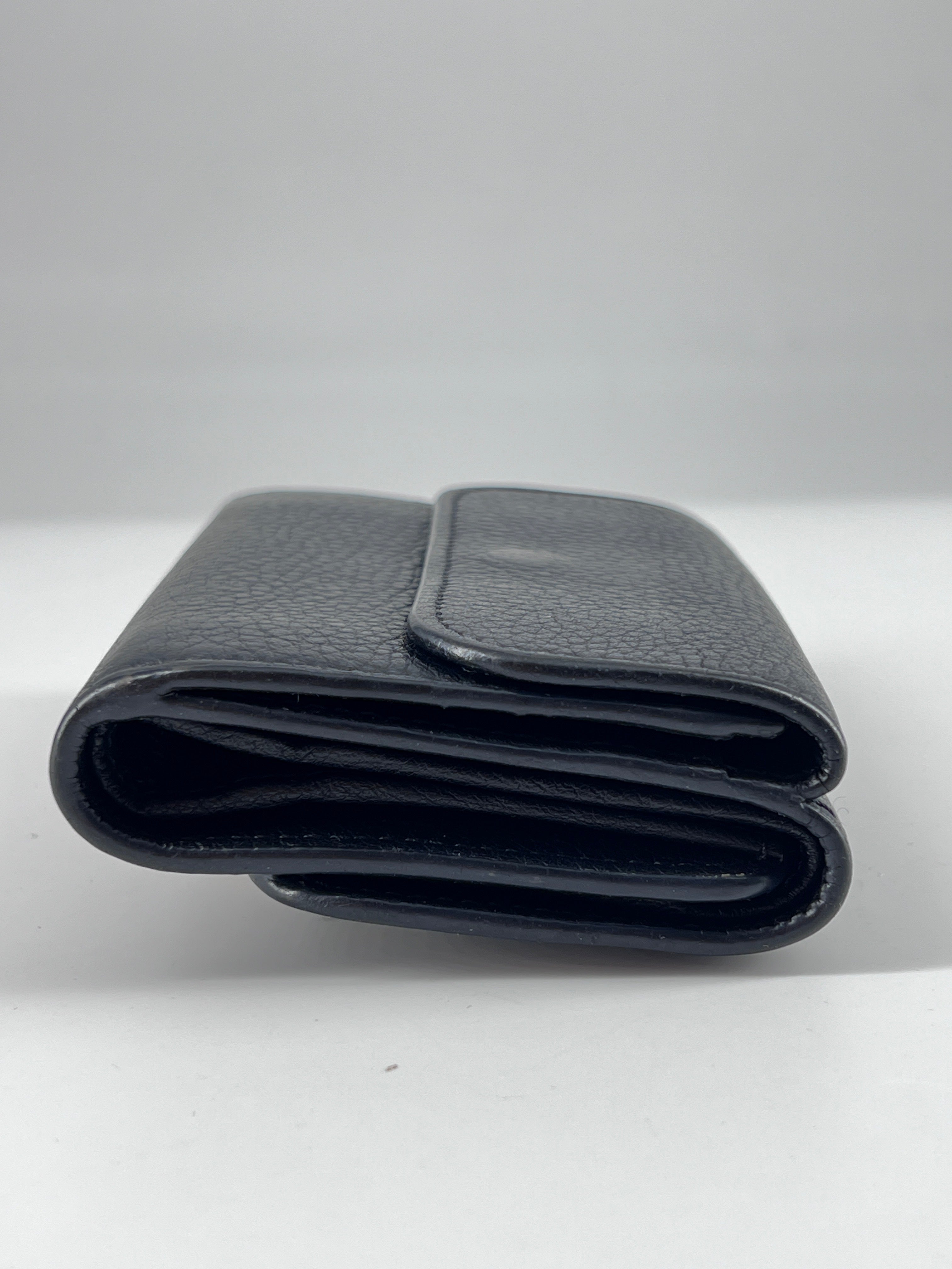 Chloe Alphabet Chain Clutch Bag Leather