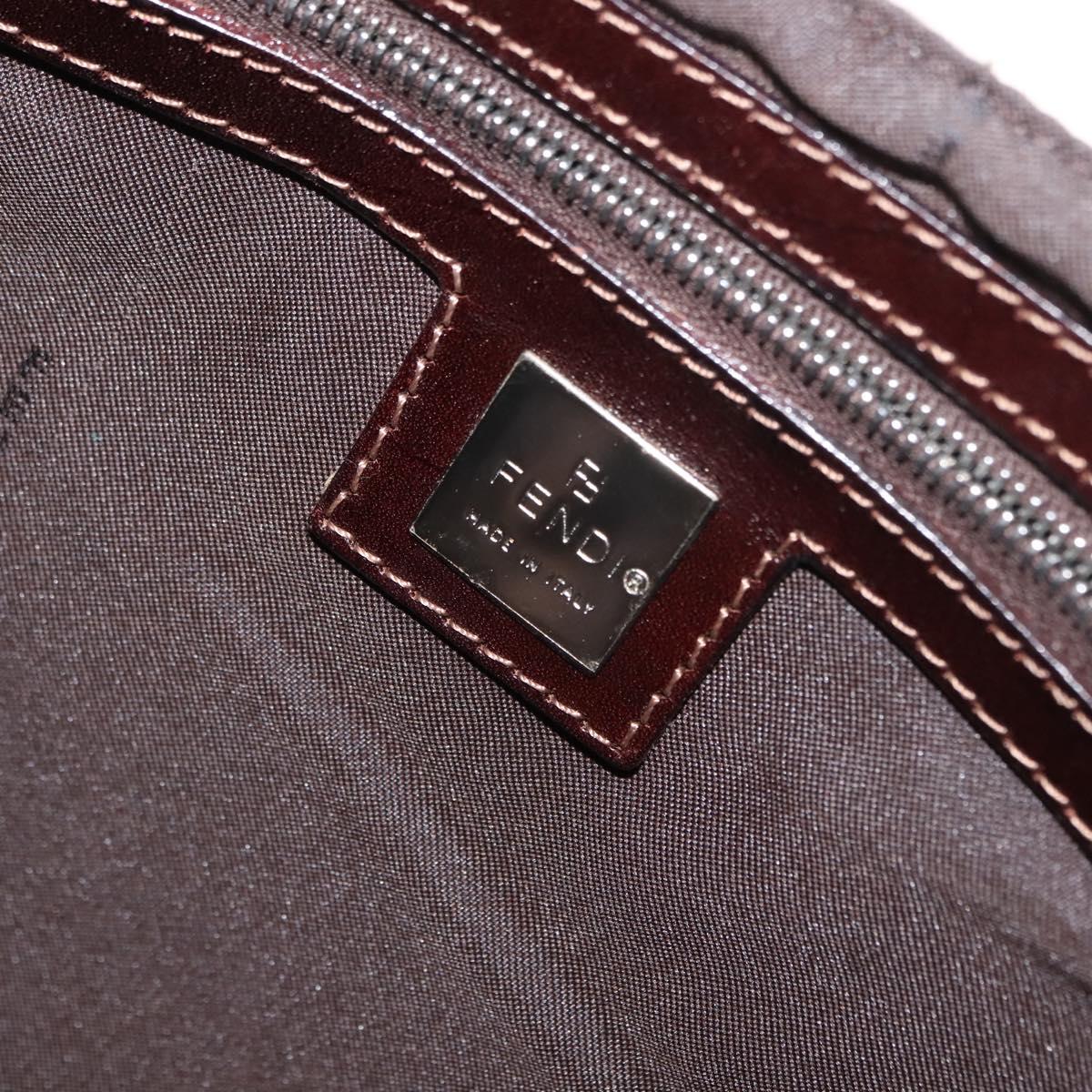 Fendi Mamma Baguette Shoulder Bag Canvas