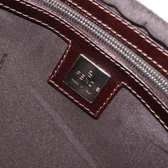 Fendi Mamma Baguette Shoulder Bag Canvas