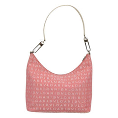 Bvlgari B.Zero1 Logomania Bag Canvas with Leather