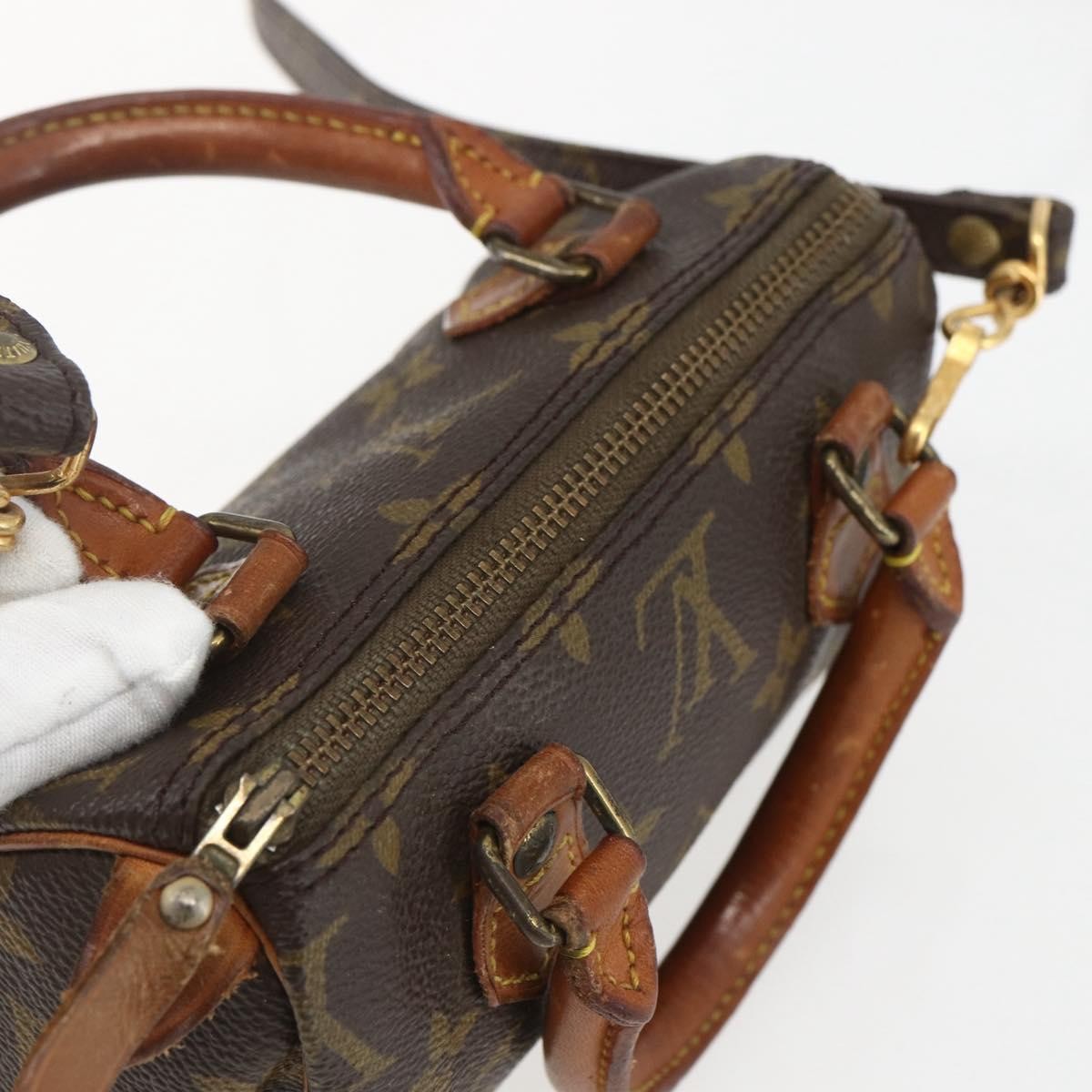 Louis Vuitton Speedy Mini HL Handbag Monogram Canvas