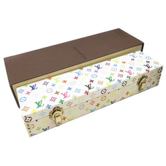 Louis Vuitton Tambour Quartz Watch Stainless Steel and Monogram Multicolor