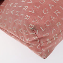 Bvlgari B.Zero1 Logomania Bag Canvas with Leather