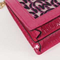 Miu Miu Chain Shoulder Bag Canvas