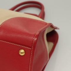 Prada Convertible Tote Canvas and Saffiano Leather