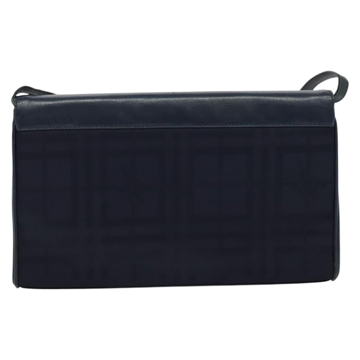 Burberry Flap Shoulder Bag Canvas