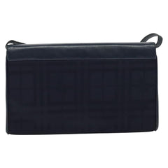 Burberry Flap Shoulder Bag Canvas