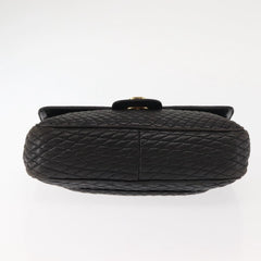 Bally Vintage Chain Shoulder Bag Quilted Leather