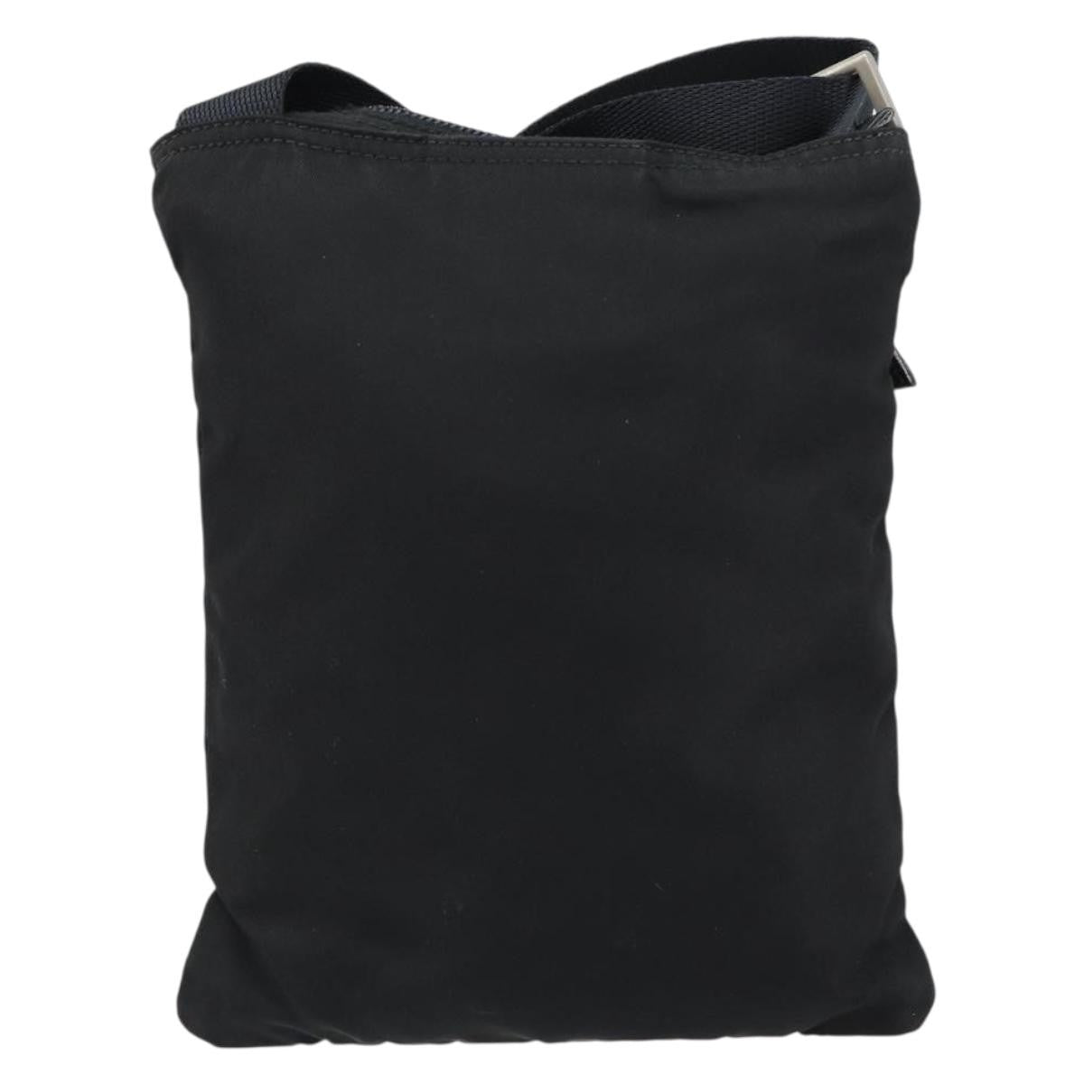 Prada Front Zip Convertible Flat Messenger Tessuto with Leather