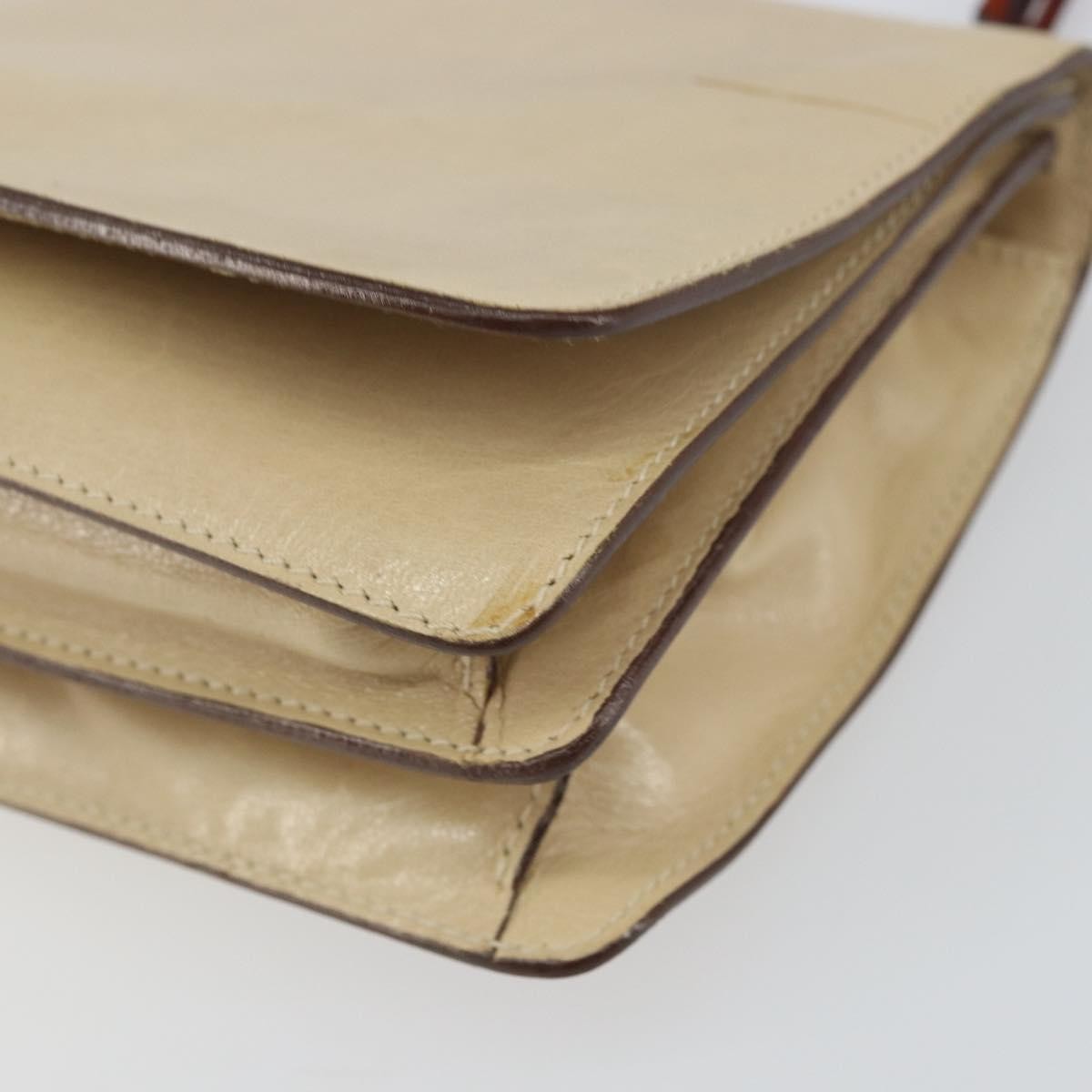 Prada Flap Shoulder Bag Leather