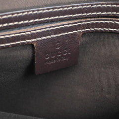 Gucci Zip Top Messenger Bag GG Coated Canvas
