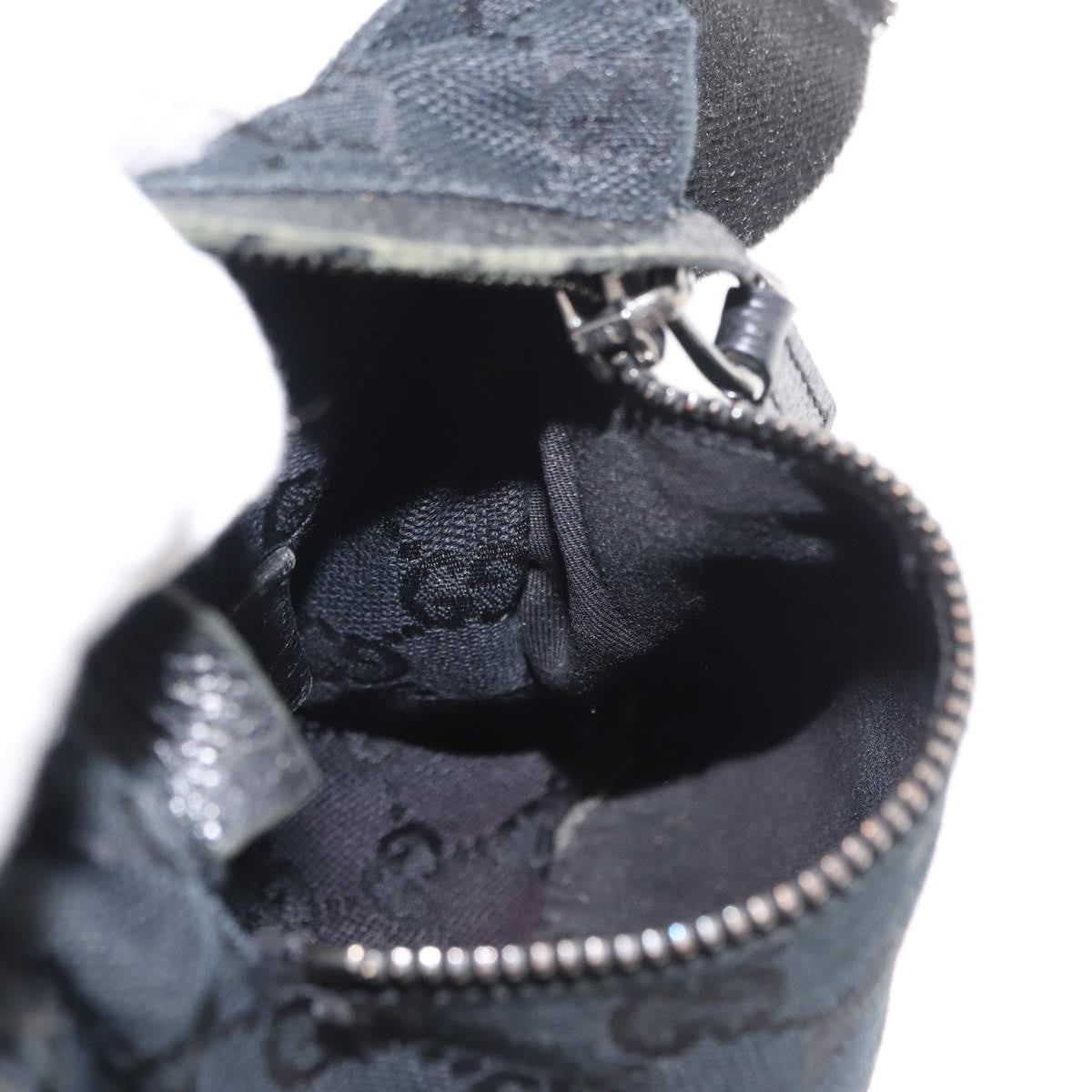 Gucci Vintage Double Belt Bag GG Canvas with Leather