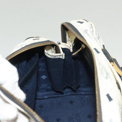 MCM Visetos Handbag Canvas and Leather