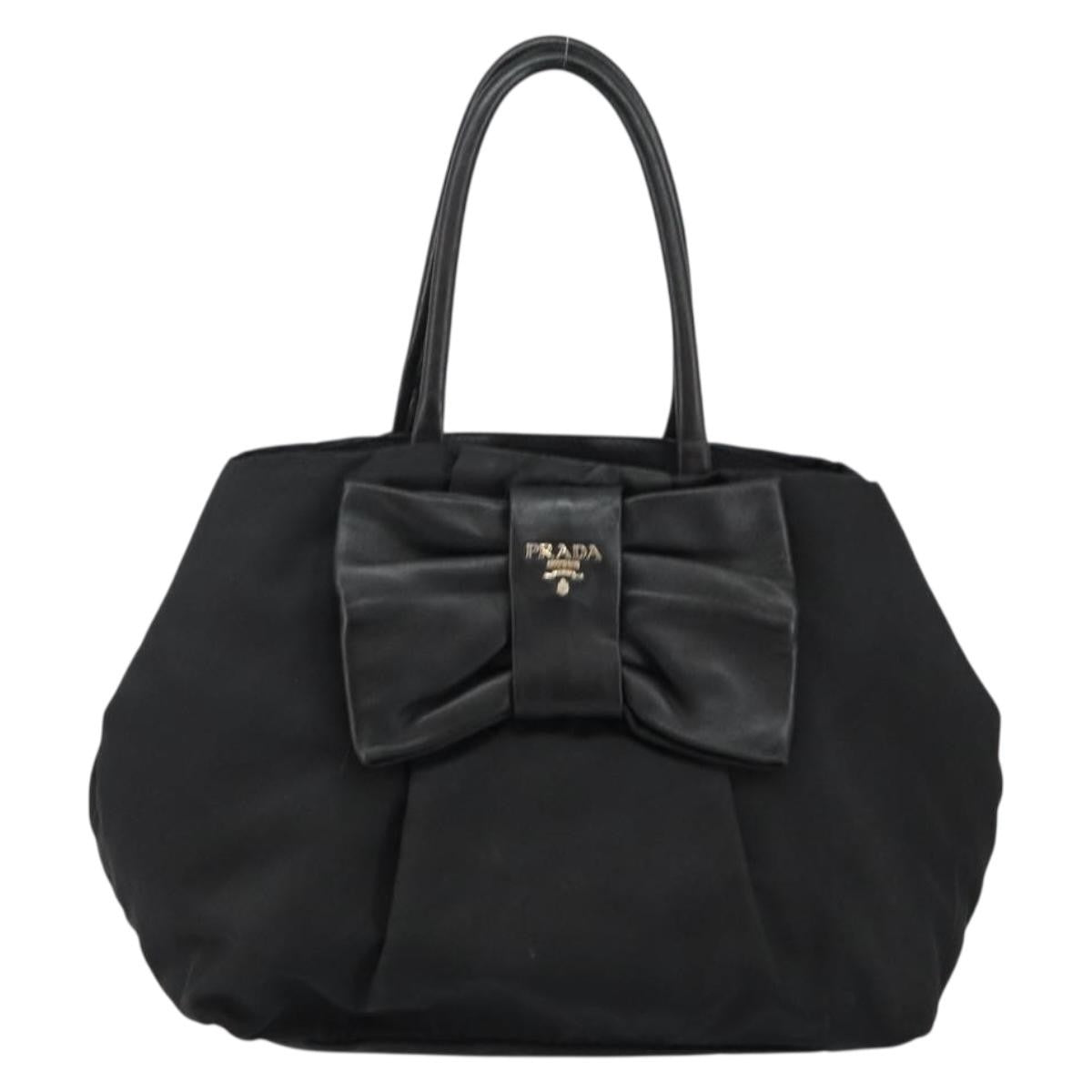 Prada Bow Tote Tessuto with Leather