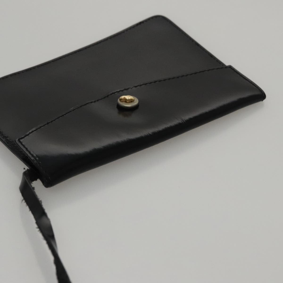 Salvatore Ferragamo Gancini Wristlet Clutch Leather