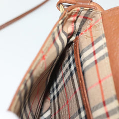 Burberry Flap Shoulder Bag Leather
