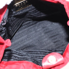 Prada Chain Shoulder Bag Quilted Tessuto