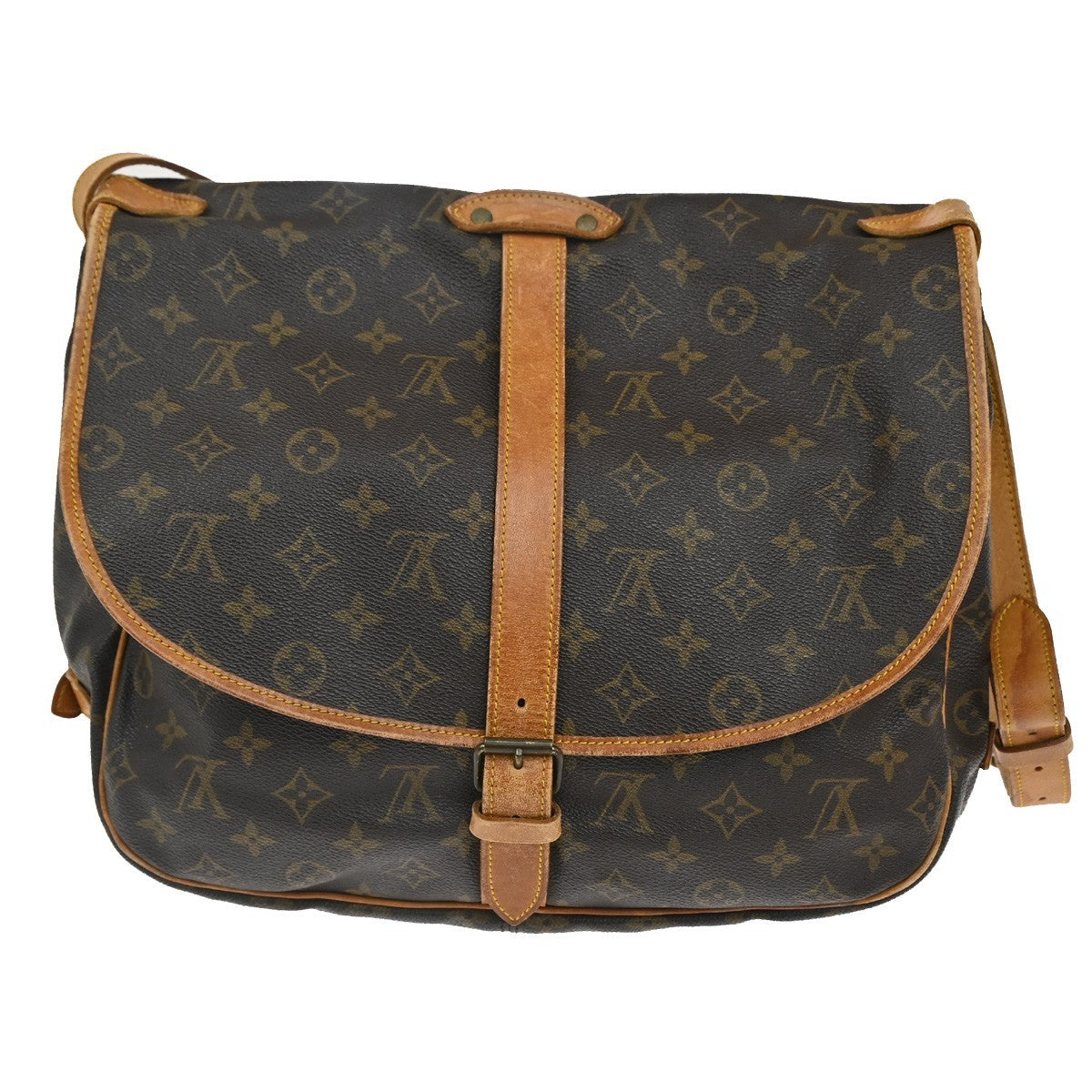 Louis Vuitton Saumur Handbag Monogram Canvas