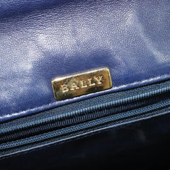 Bally Vintage Flap Handbag Quilted Leather