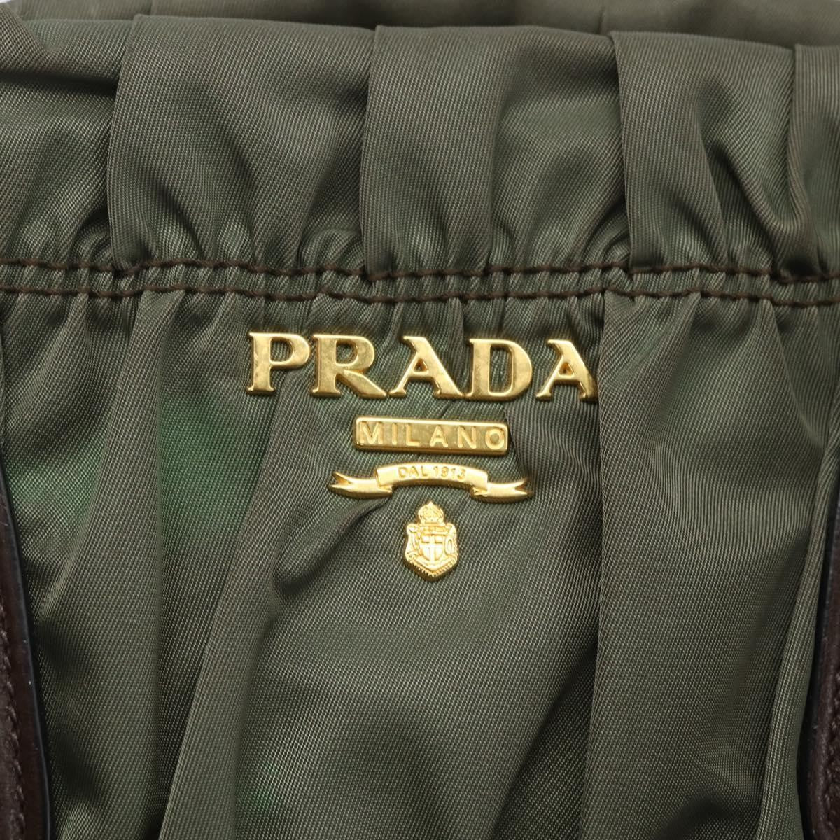 Prada Gaufre Convertible Satchel Tessuto