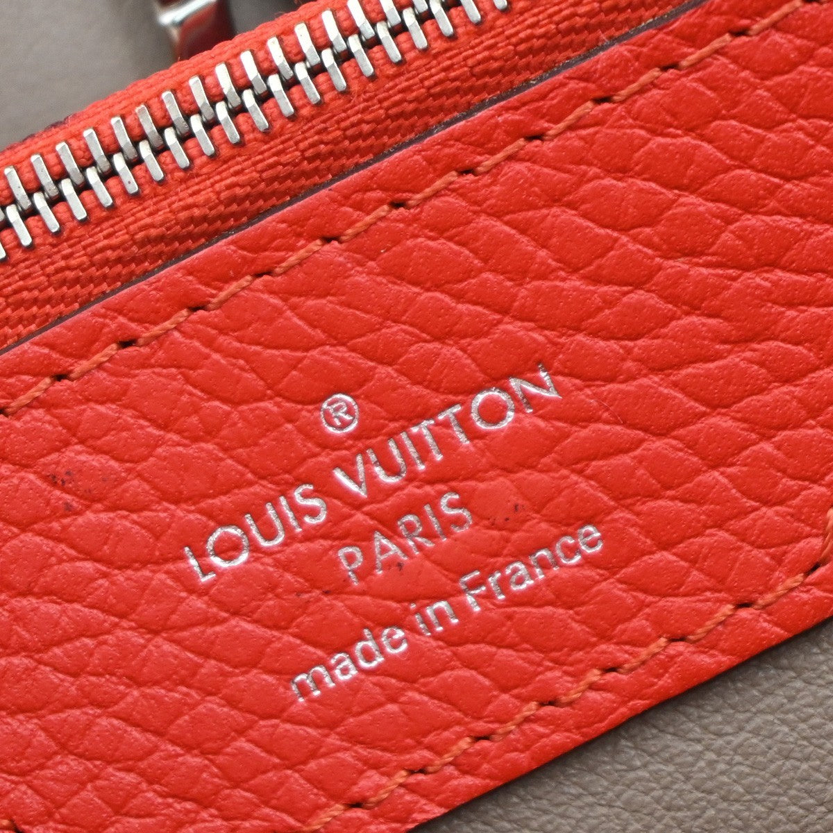 Louis Vuitton Capucines Bag Leather