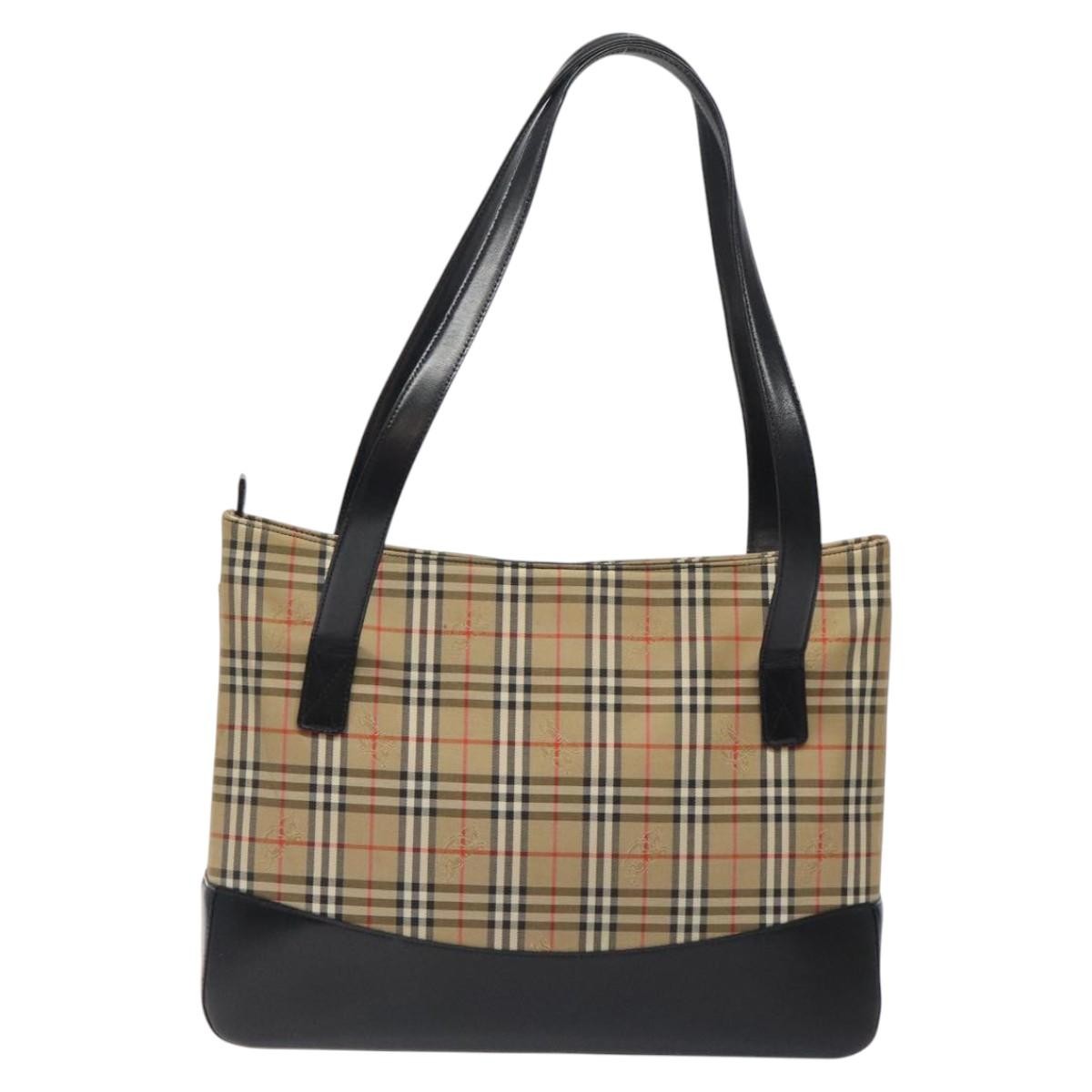 Burberry Shoulder Bag Nova Check Canvas