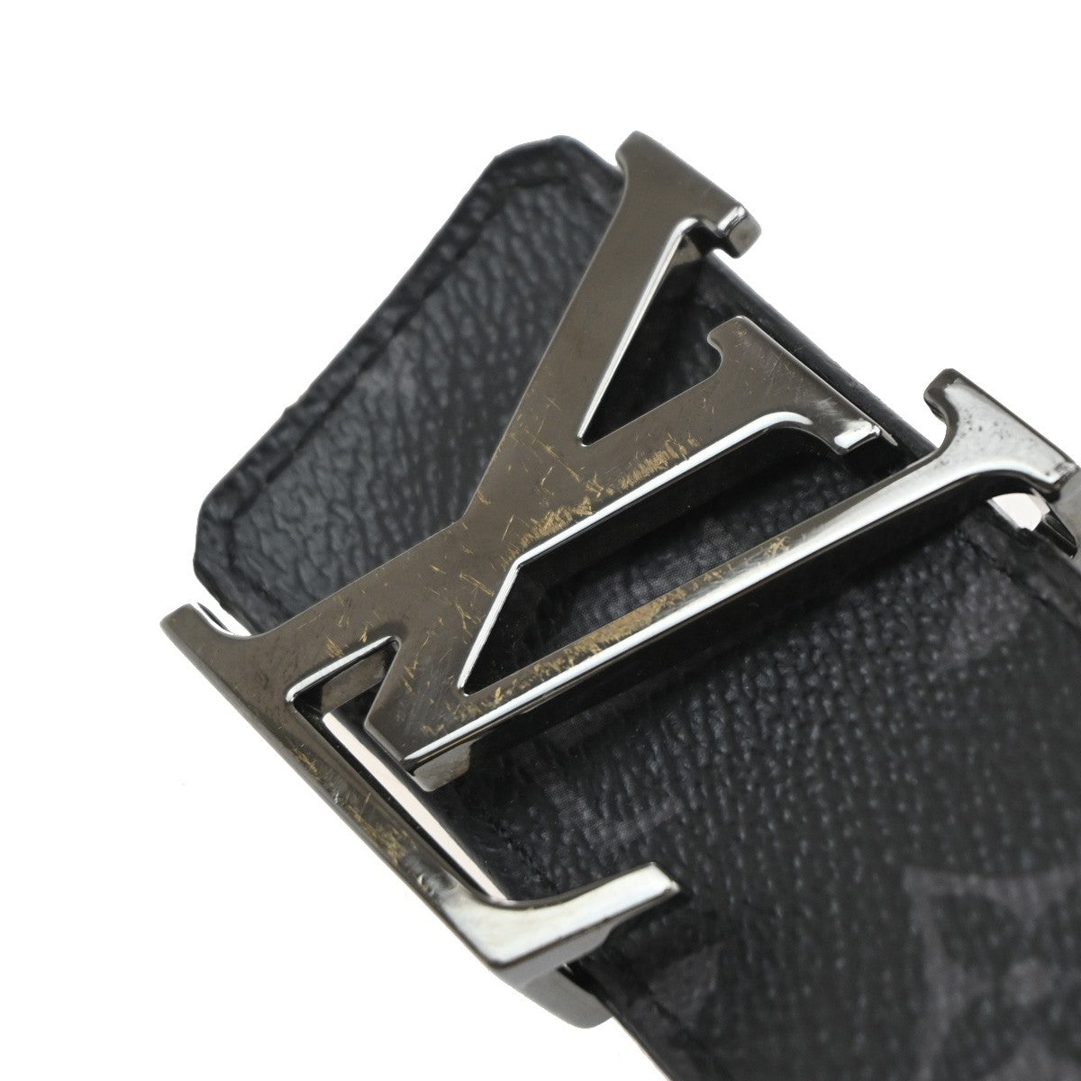 Louis Vuitton LV Initiales Belt Monogram Eclipse Leather