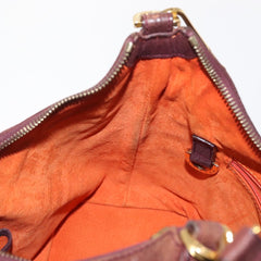 Bvlgari Medallion Frame Shoulder Bag Leather