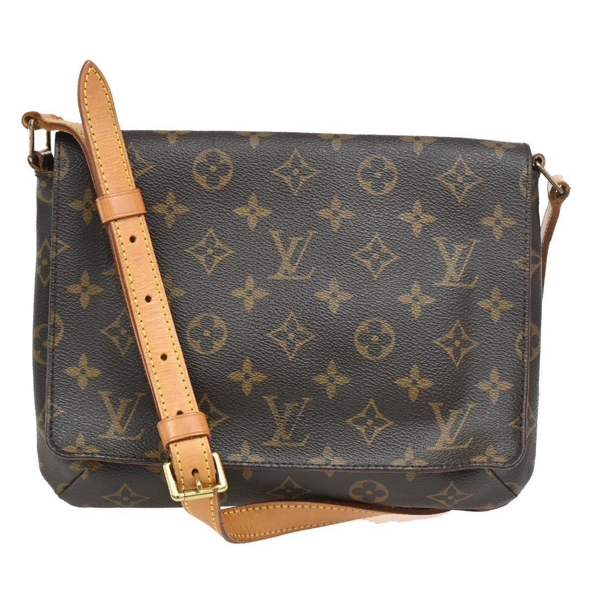 Louis Vuitton Musette Tango Handbag Monogram Canvas